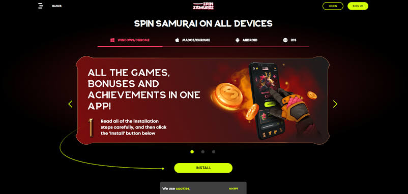 Jackpot slots section showing progressive prize pools